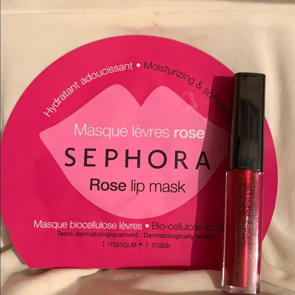 Smashbox Liquid Lipstick Stepping Out &Lip Mask - Picture 1 of 4